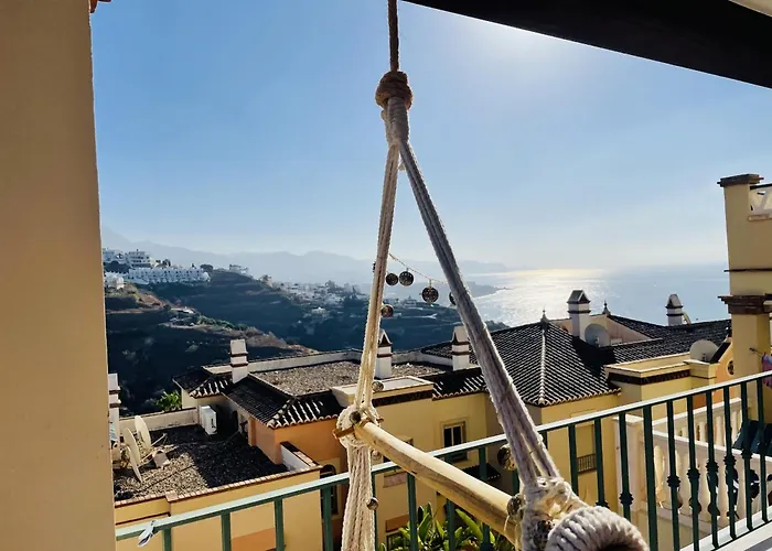 Altos De Tamango Con Vistas Y Pisicina Lägenhet Nerja